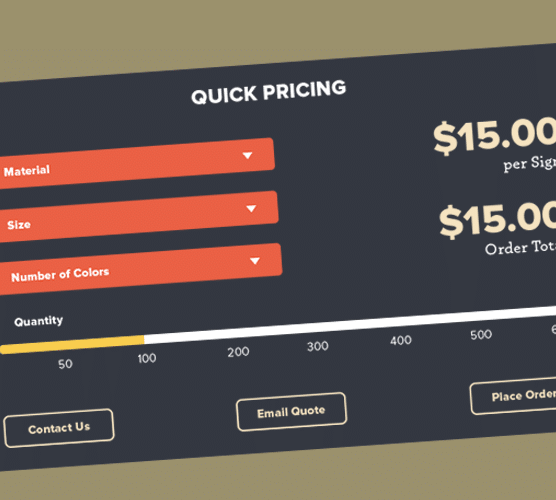Quick Pricing