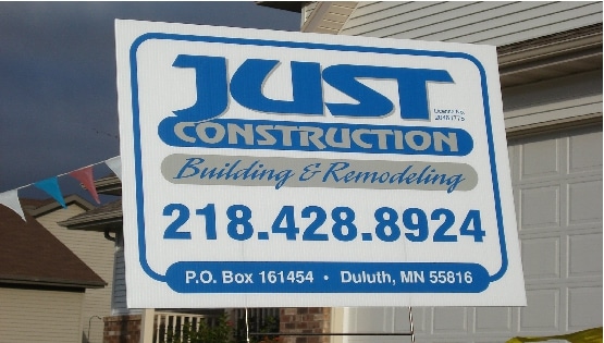 18 x 24 Standard Corrugated Plastic Business Signs