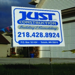 full color signs best priced plastic coated cardboard posters